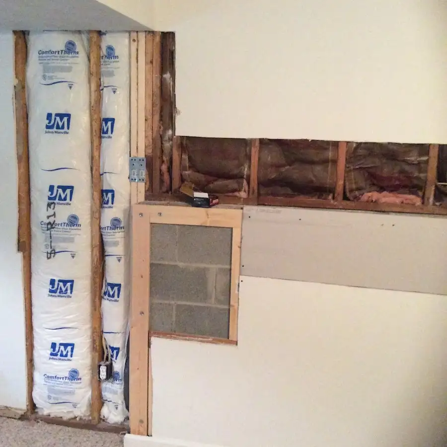 Wall insulation replacement during Structural Drying in Callaway